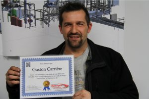 Gaston Carrière, mécanicien de nuit f.d.s. chez Ani-Mat inc. Sherbrooke, 2012